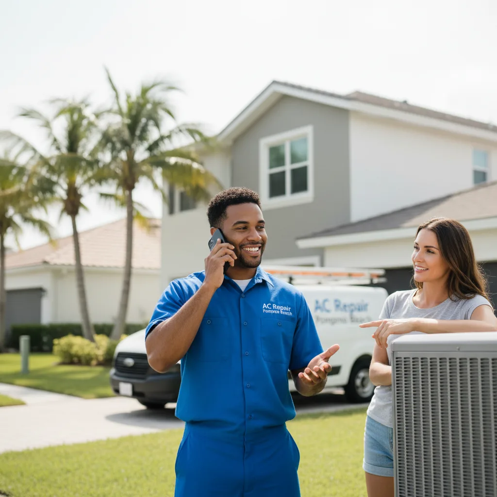 AC Repair Pompano Beach customer support in Palmer